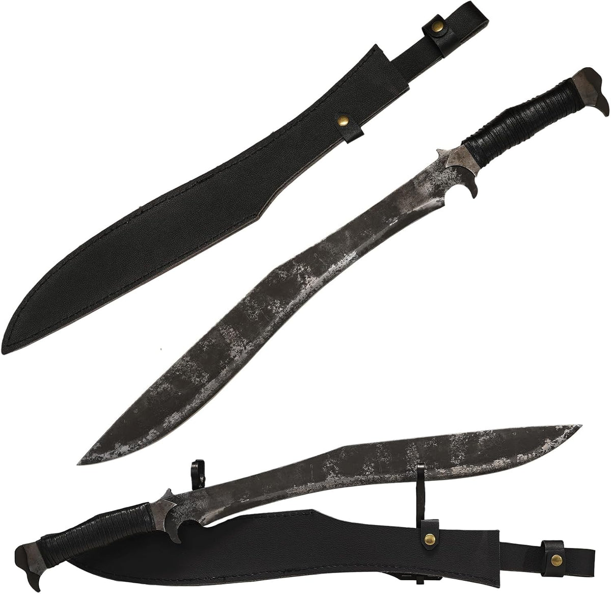 High Manganese Steel Blade Machete for Cutting Trees Heavy Duty Full Tang Outdoor Survival Hunting