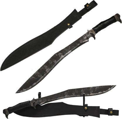 High Manganese Steel Blade Machete for Cutting Trees Heavy Duty Full Tang Outdoor Survival Hunting