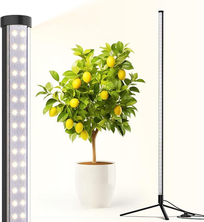 Barrina Vertical Grow Light T10, 42W 5000K, Full Spectrum LED Plant Light for Indoor,Standing Wide