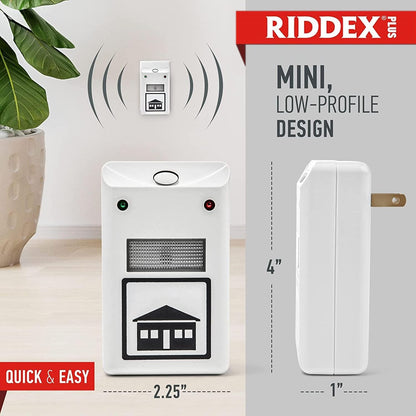 RIDDEX Plus Insect Repellent | Plug in, Mouse Deterrent - Pest Control for Defense Against Rats