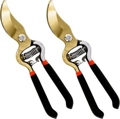 Garden Guru Indestructible Titanium Garden Clippers Professional Bypass Hand Pruner Pruning Shear