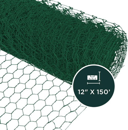 SLS SUPPLY FLORA - Green Florist Netting, Customizable Floral Wire, Steel Wire Mesh Roll, Versatile