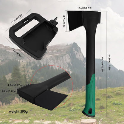 Camping Hatchet 17.6 Inch,Survival Hatchet Tactical for Wood Chopping and Kindling,Hatchet Axewith