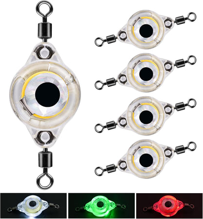 LED Underwater Fishing Lures，LED Lighted Bait Flasher，Deep Drop Fishing Lures，Fish Eye Attractive