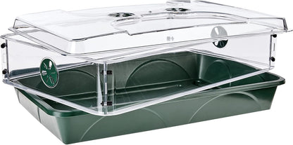 EarlyGrow 93774 Domed Propagator, 1 Height Extender, Green