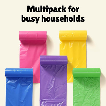 Forid Small Trash Bags for Bathroom - 2.6 Gallon Garbage Bags Unscented,Extra Thick Strong