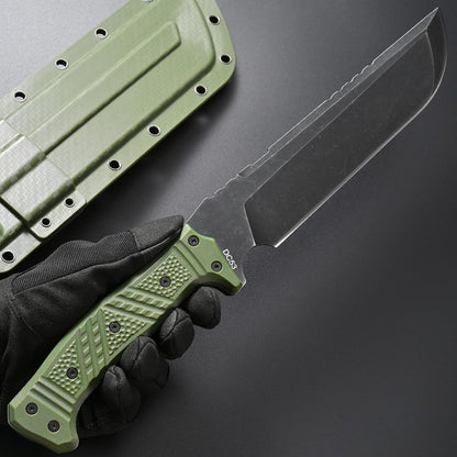 GTK32 Fixed Blade Knife DC53 Steel Blade Full Tang Nylon Fiberglass Handle Heavy Duty Knifes for