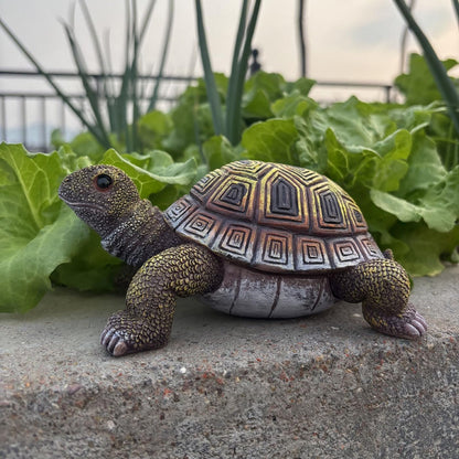 Turtle Statue, Walking Tortoise Figurine Outdoor Sculpture Decor for Yard Patio Garden
