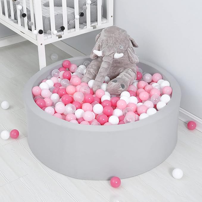 TRENDPLAY Plastic Balls for Ball Pits 2.2 Inch, Pack of 50 100 200 500 Hollow Balls, Perfect for