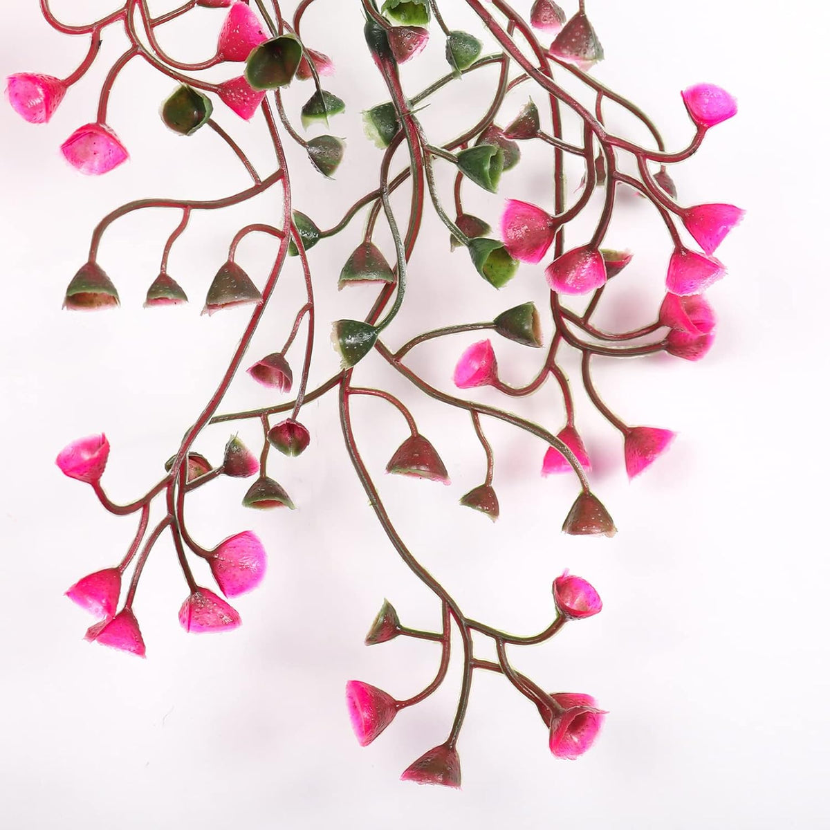 RECUTMS Hanging Fake Vine Plants 4 Pcs Artificial Large Garland Faux Flower Ferns Plant Baby Breath