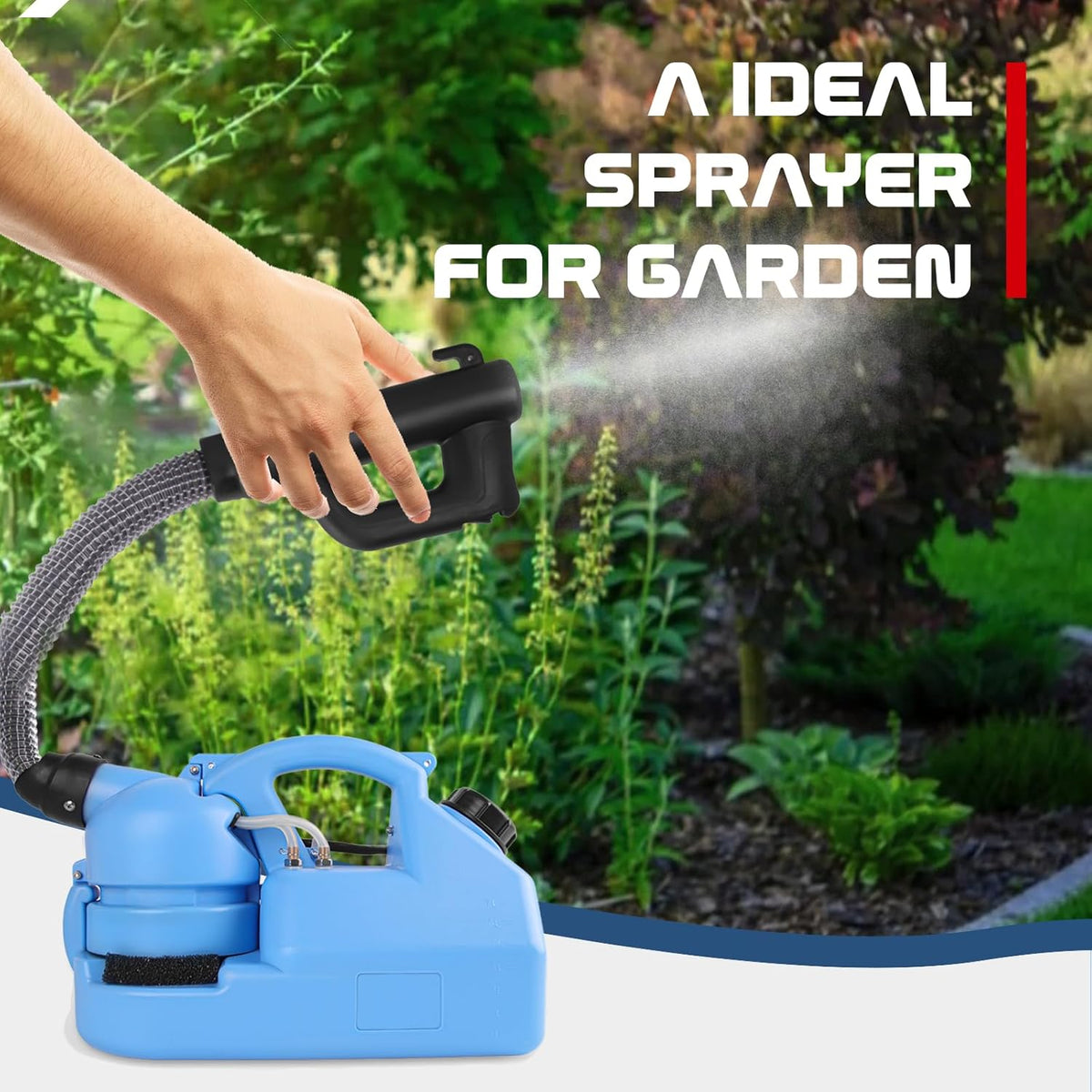 SWANSOFT 7L(1.85 Gallon) ULV Fogger Machine, Electric Atomizer Sprayer, Portable Foggers Machine