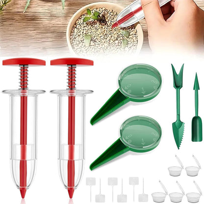 17 PCS Mini Seed Spreader, New Mini Gardening Spreaders, Mini Sowing Seed Dispenser, Reusable