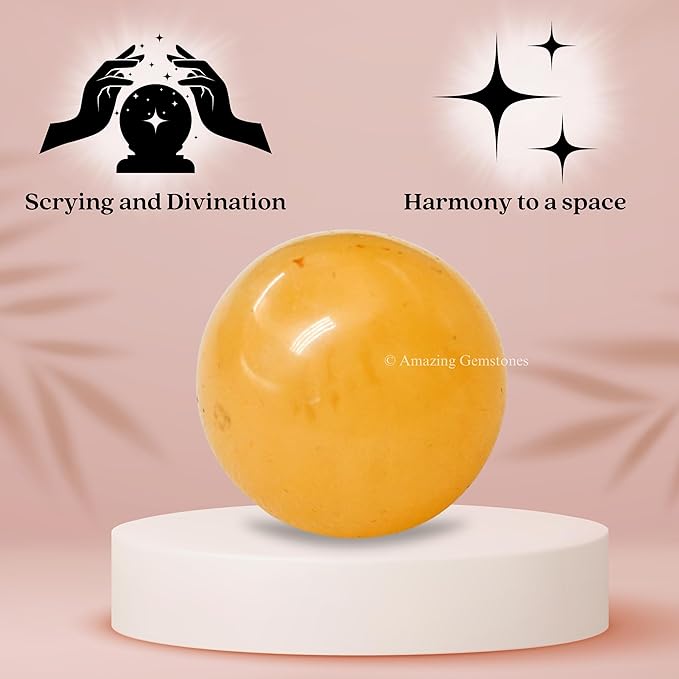 Amazing Gemstone Yellow Aventurine Crystal Ball - 1 Inches Crystal Sphere Meditation Balls for