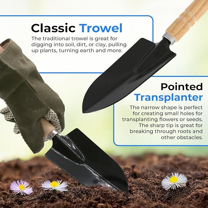 scuddles Gardening Tools for Women Stainless Steel Gardening Tools - Gardening Kit Garden Tools for