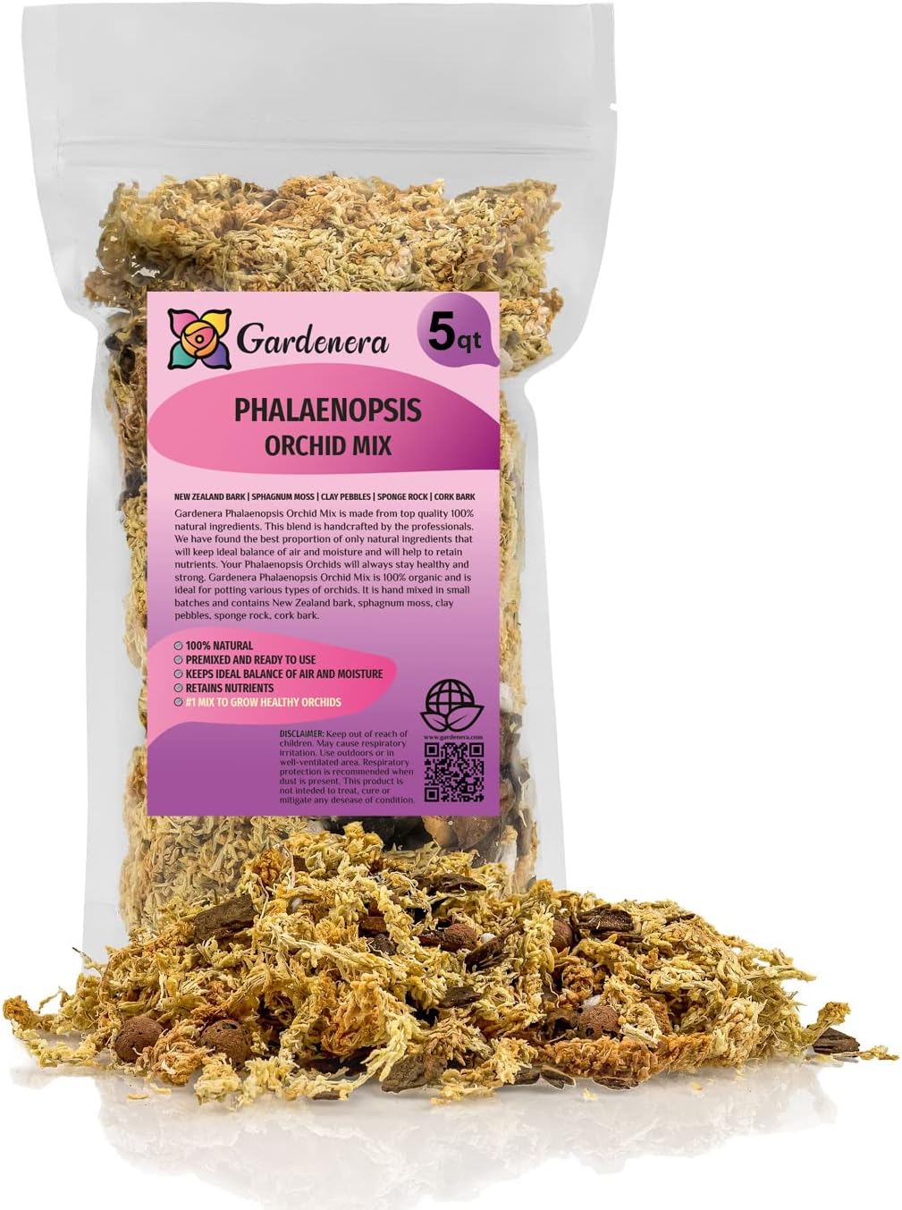 Premium Phalaenopsis Imperial Orchid Potting Mix - Hand Mixed in Small Batches | Great for