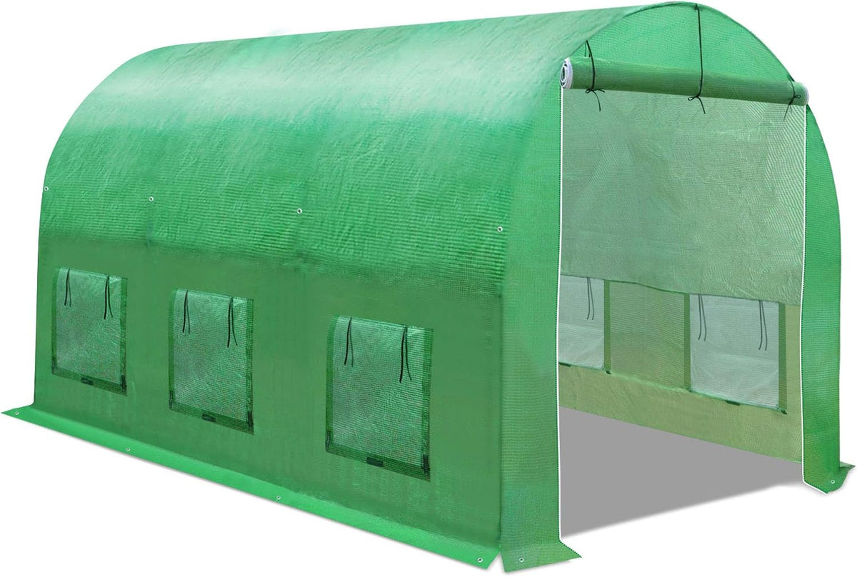 Strong Camel Greenhouse Replacement Covering for Outdoor Larger Hot Garden House , Support Arch