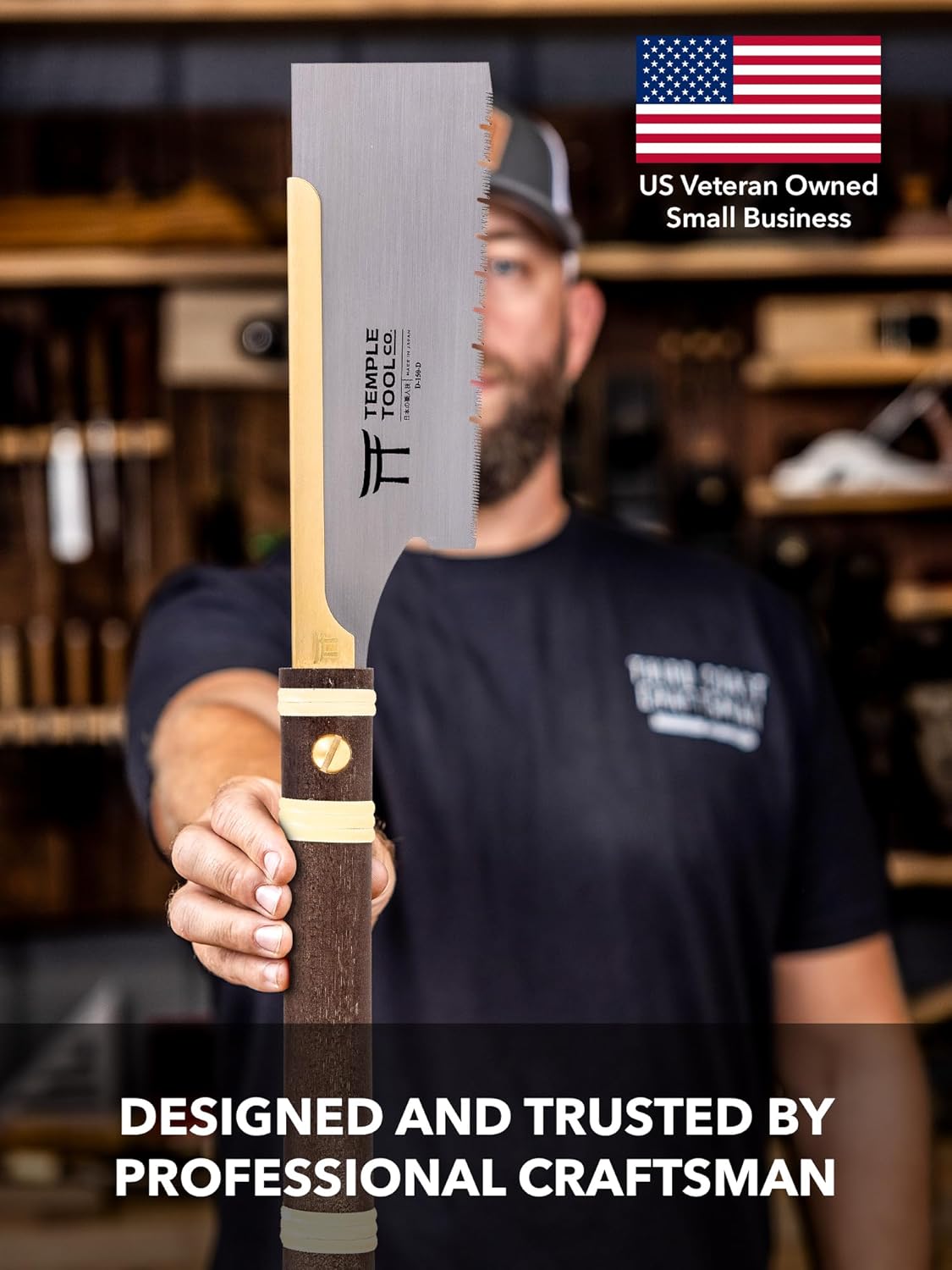 Japanese Pull Saw - Dozuki 6 for Ripcut and Crosscut - Hand Saw for Dovetails, Tenons, Fine Joinery
