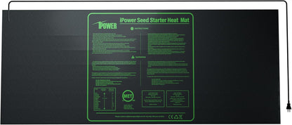 iPower 48" x 20" Durable Waterproof Seedling Heat Mat with MET Certified, Warm Hydroponic Heating
