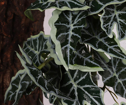 Reptile Plants for Terrarium, Amphibian Habitat Decor Artificial Hanging Plants with Suction Cup