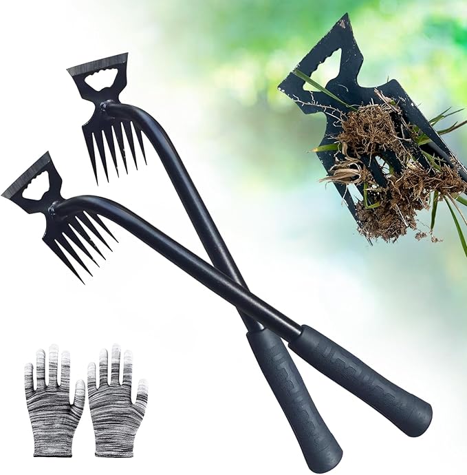 Weed Puller Tool-2Pcs Gardening Hand Weeder Tools, 2025 New Weeding Artifact Uprooting Weeding