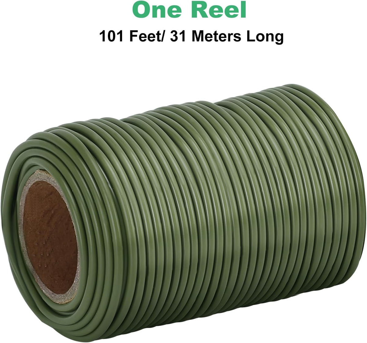 101 Feet Soft Plant Ties Dark Green Plant Twist Ties, Plant Ties for Support. Gardening Supplies