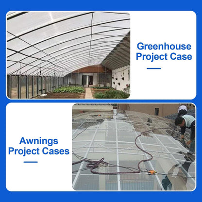 Greenhouse Panels Daylighting Roof Panels Transparent Greenhouse Panel Easy to Bend and Cut for