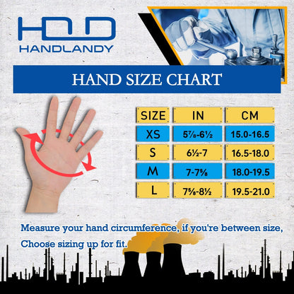 HANDLANDY Women Safety Work Gloves Utility Touch Screen Working Grip Glove for Yardwork Gardening