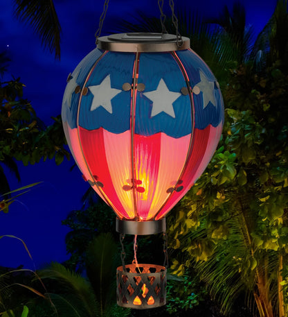 Regal Art & Gift Hot Air Balloon Solar Lantern – Hanging Solar-Powered LED Lights, Waterproof