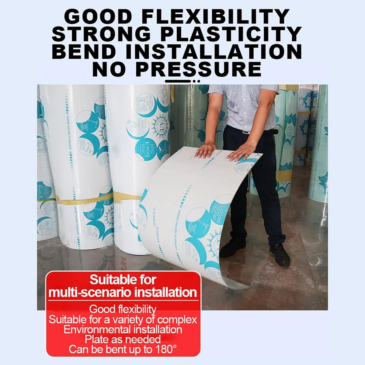 Daylighting Roof Panels Outdoor Sunshade Canopy Panels Greenhouse Panels Not Easy to Deform Easy to