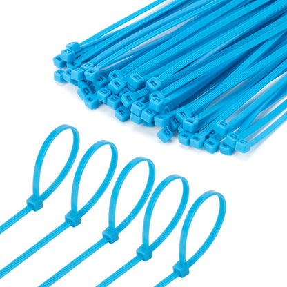 6 Inch Blue Zip Tie 1000 PCS, 18 Lbs - Small to Medium Zip Tie, Nylon PA66 UV Resistant Cable Tie