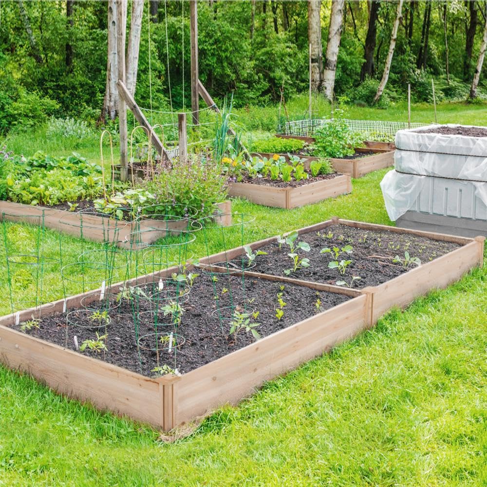 Yaheetech Wooden Raised Garden Bed Outdoor Planter Box, Wood