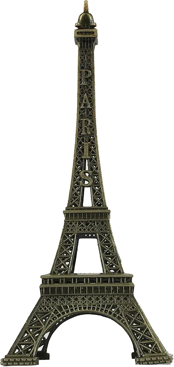 allgala 7" Eiffel Tower Statue Decor Alloy Metal, Bronze