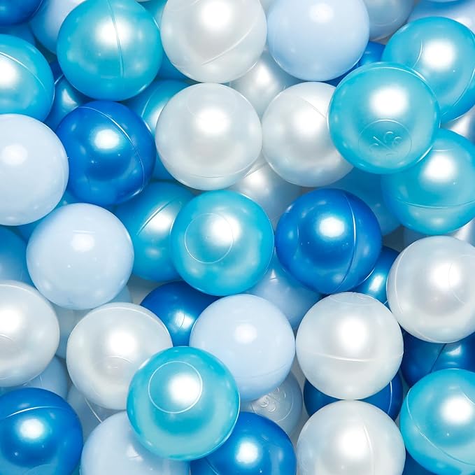 TRENDPLAY Plastic Balls for Ball Pits 2.2 Inch, Pack of 50 100 200 500 Hollow Balls, Perfect for