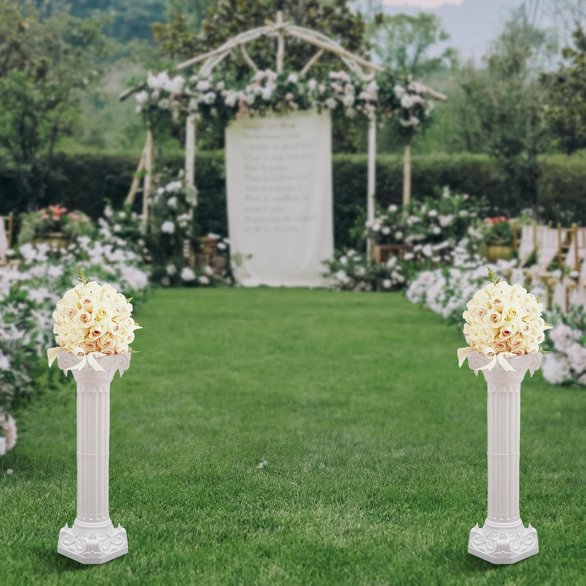 Roman Columns Wedding Column Stand Roman Pillar Plant Stand Plastic Greek Column Statue Pedestal
