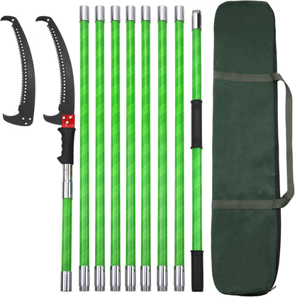 30 Feet Tree Pole Pruner Manual Branches Trimmer Tree Branch Garden Tools Loppers Hand Pole Saws