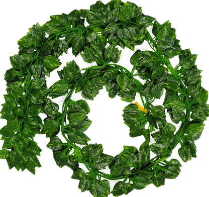 Unilove 84 feet 12 Pack Fake Vines Artificial Ivy Leaves Plants Hanging Greenery Plant Garland for