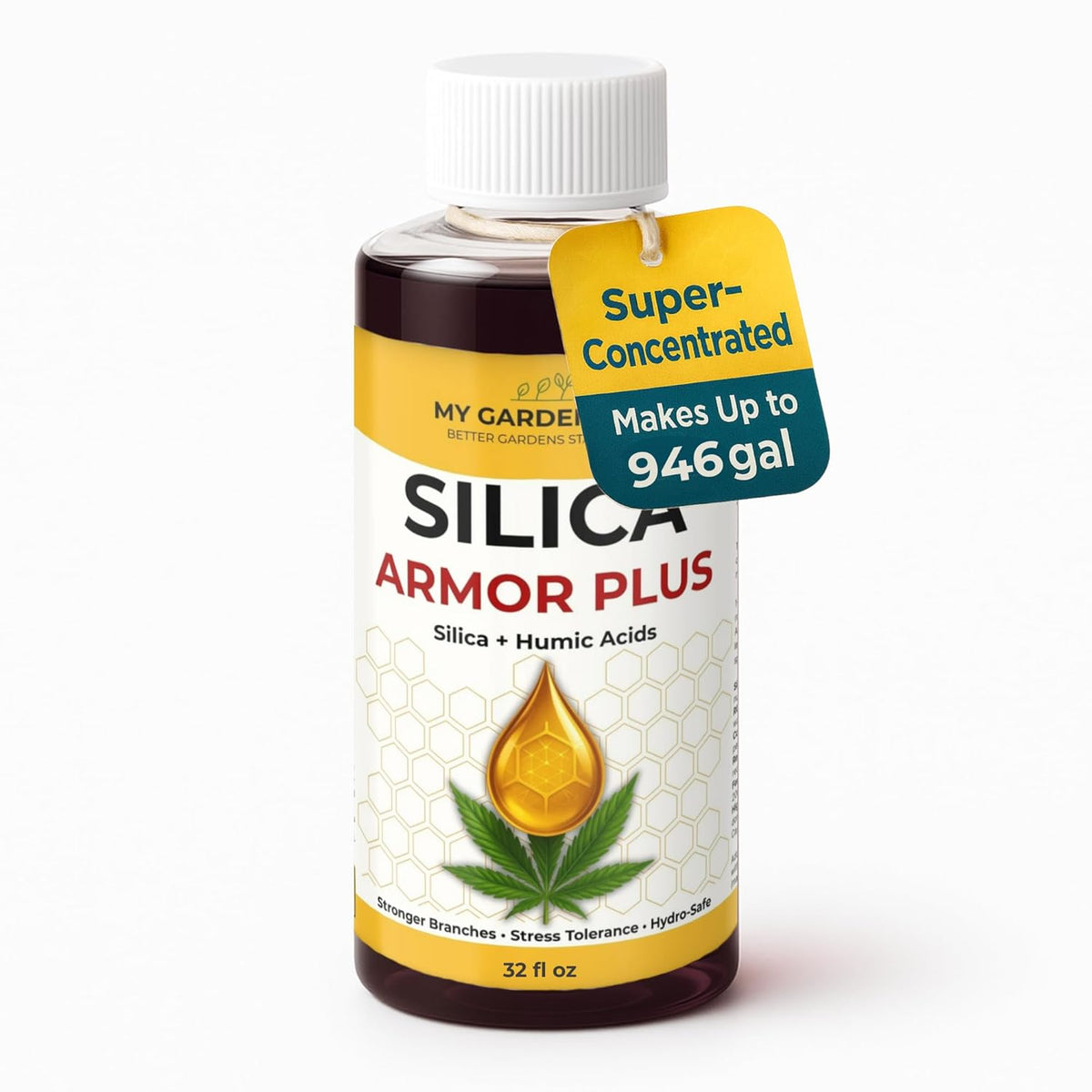 Silica for Plants with Humic Acids – Hydroponic Nutrients & Bloom Fertilizer – Stronger Branches