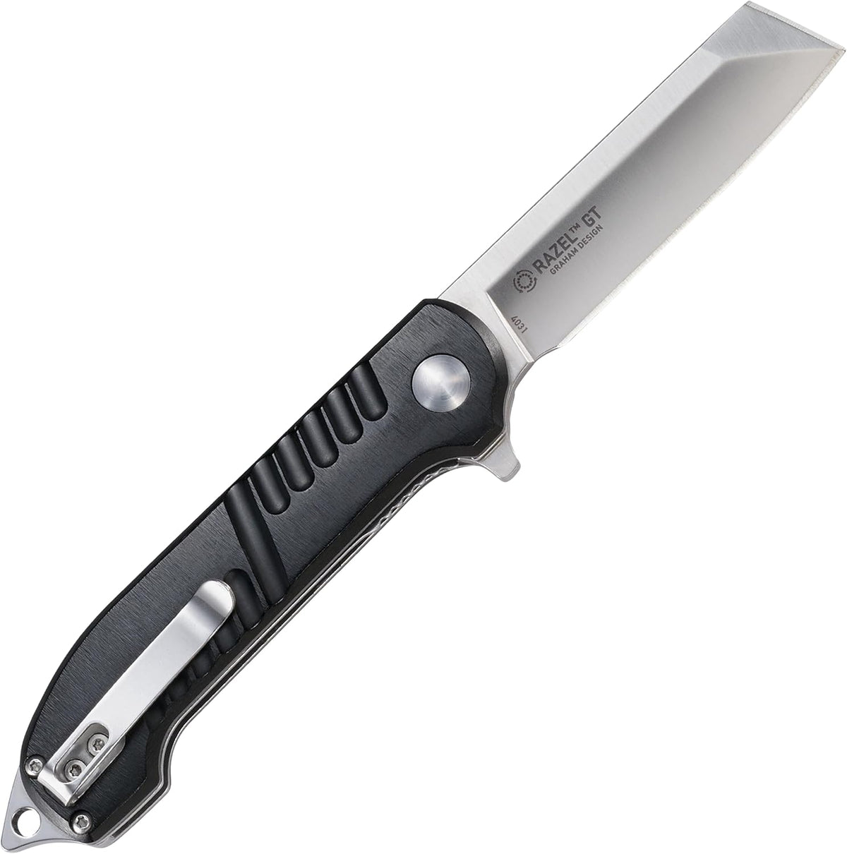 CRKT Razel GT Assisted Folding Pocket Knife: Everyday Carry, Stainless Steel Cleaver Blade with