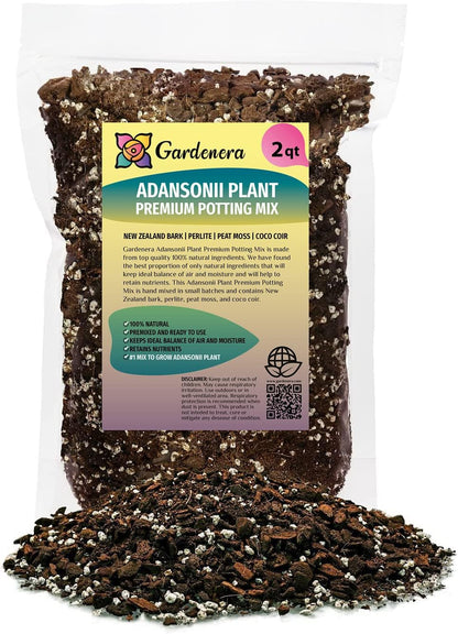 GARDENERA Monstera Adansonii Premium Potting Mixture: Promote Aeration, Drainage & Nutrient Uptake