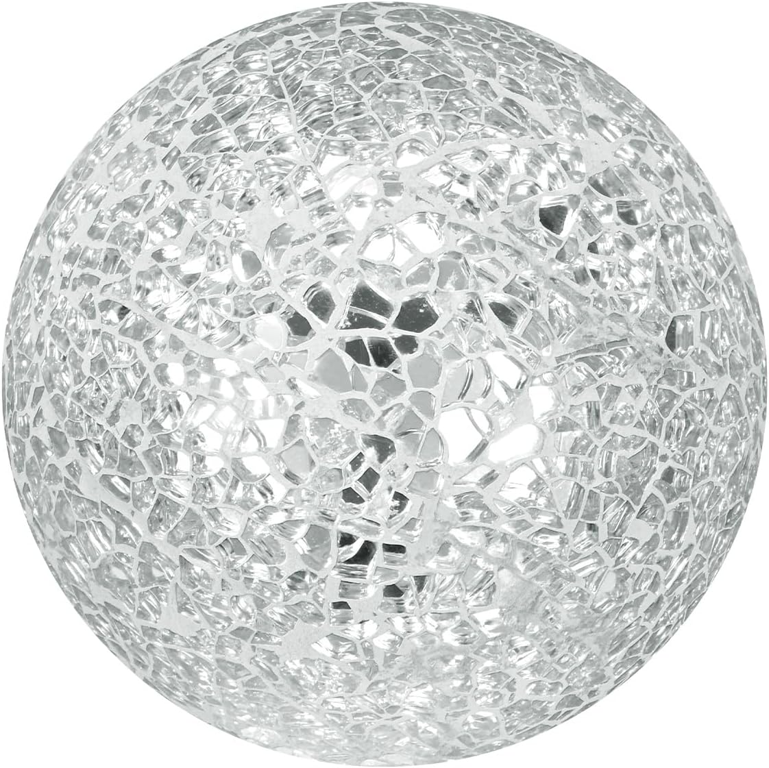 Decorative Ball for Bowls, 4 Inch Mosaic Glass Balls Decorative Glass Orbs for Home Decor/Dining