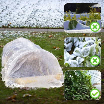 Vocray Frost Cloth Plant Freeze Protection, 7x25 Ft Floating Row Cover