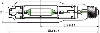 1000 Watt Vegetative Metal Halide Lamp MH Grow Light Bulb Lamp, MH 1000W E39, High PAR Enhanced