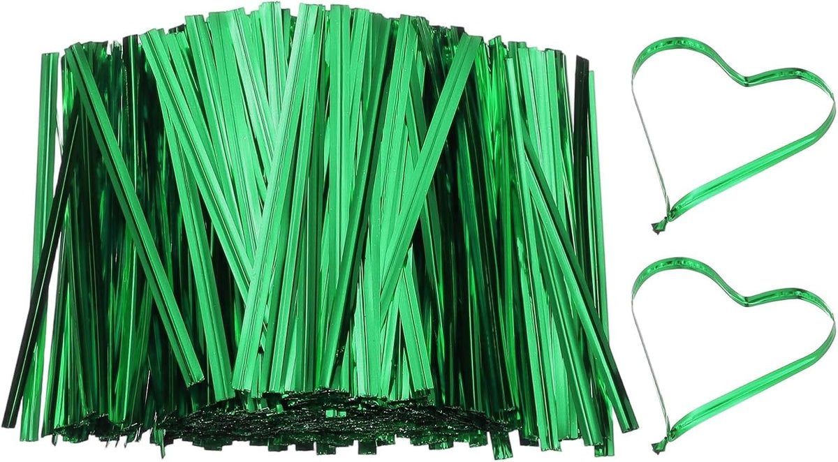 PATIKIL Bag Twist Ties 3 Inch, 800 Pcs Metallic Bread Ties for Treat Plastic Bags Gift Wrapping