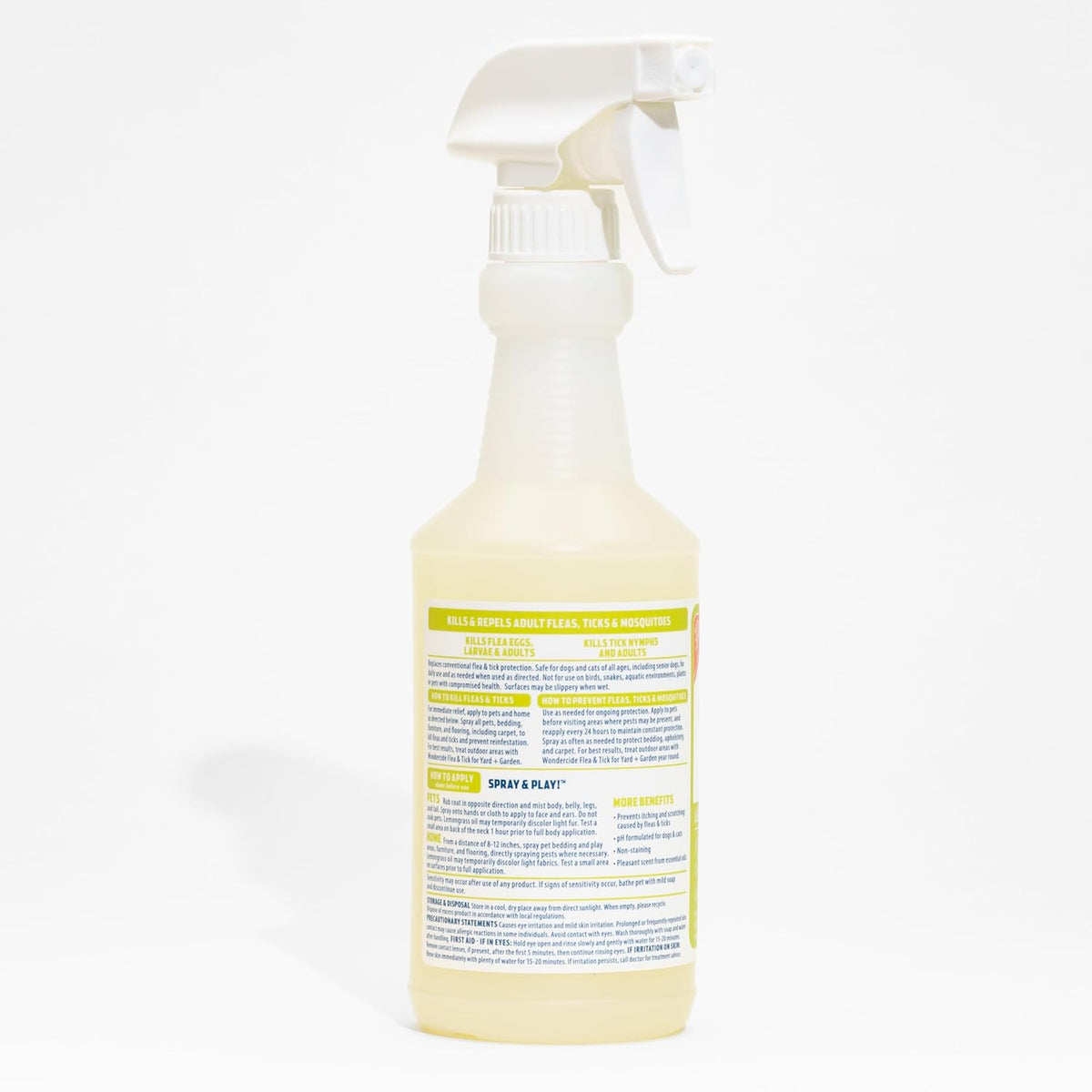 Wondercide - Flea, Tick & Mosquito Spray for Pets and Home with Natural Essential Oils - Killer