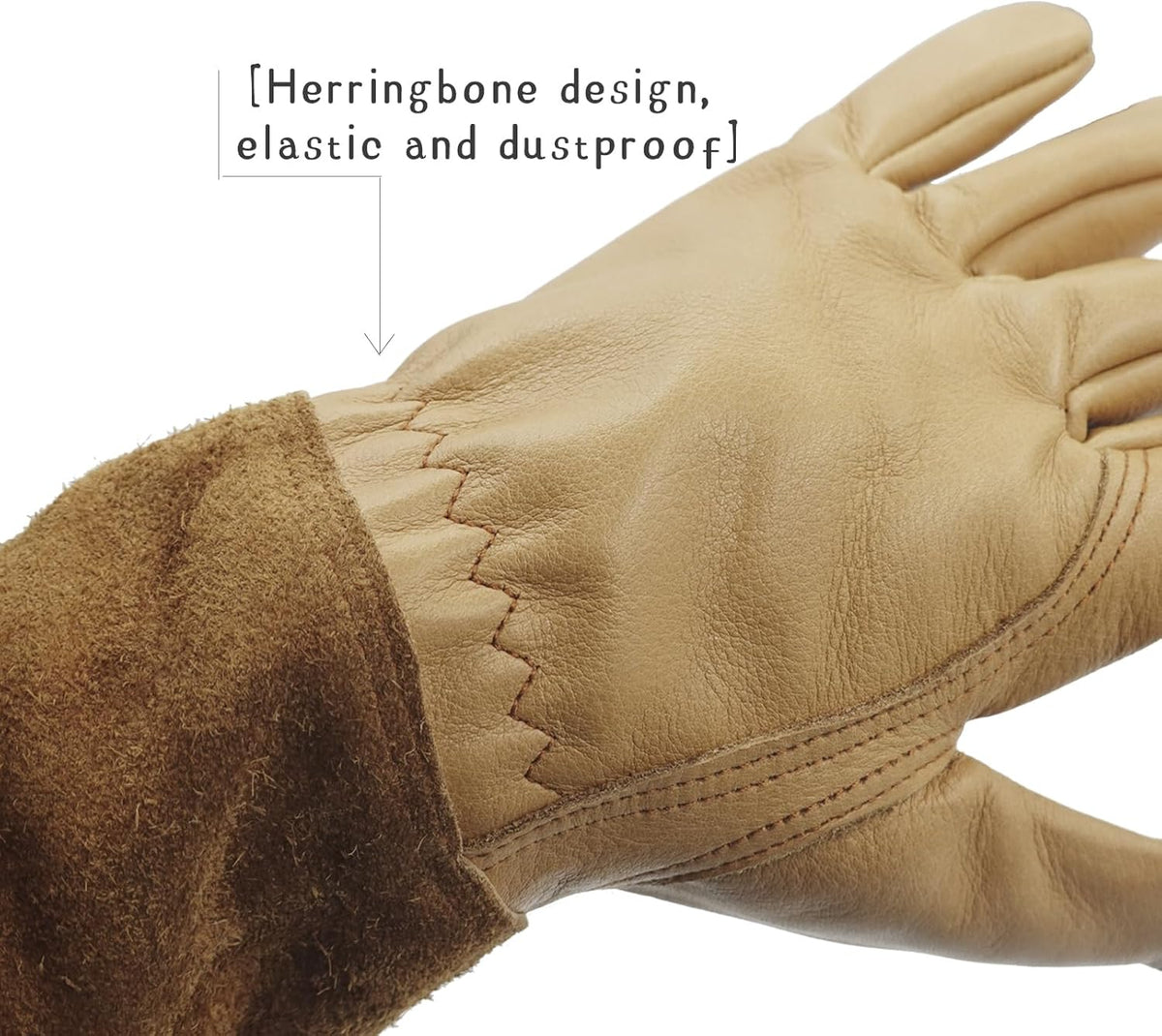 Long Gardening Gloves for Women/Men-Thorn Proof Rose Pruning Gloves,Water Repellent Leather work