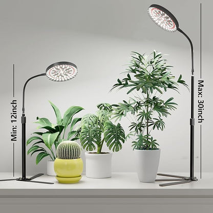 Super-Bright Grow Light 100W, 6000K 216LEDs White Full Spectrum Plant Growing Lamp for Home Office
