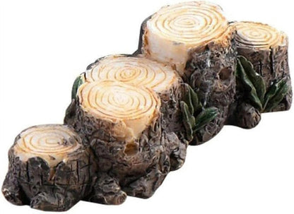 Miniature Resin Stump Micro Landscape Fairy Garden Ornament Mini Doll House Outdoor Landscape Decor