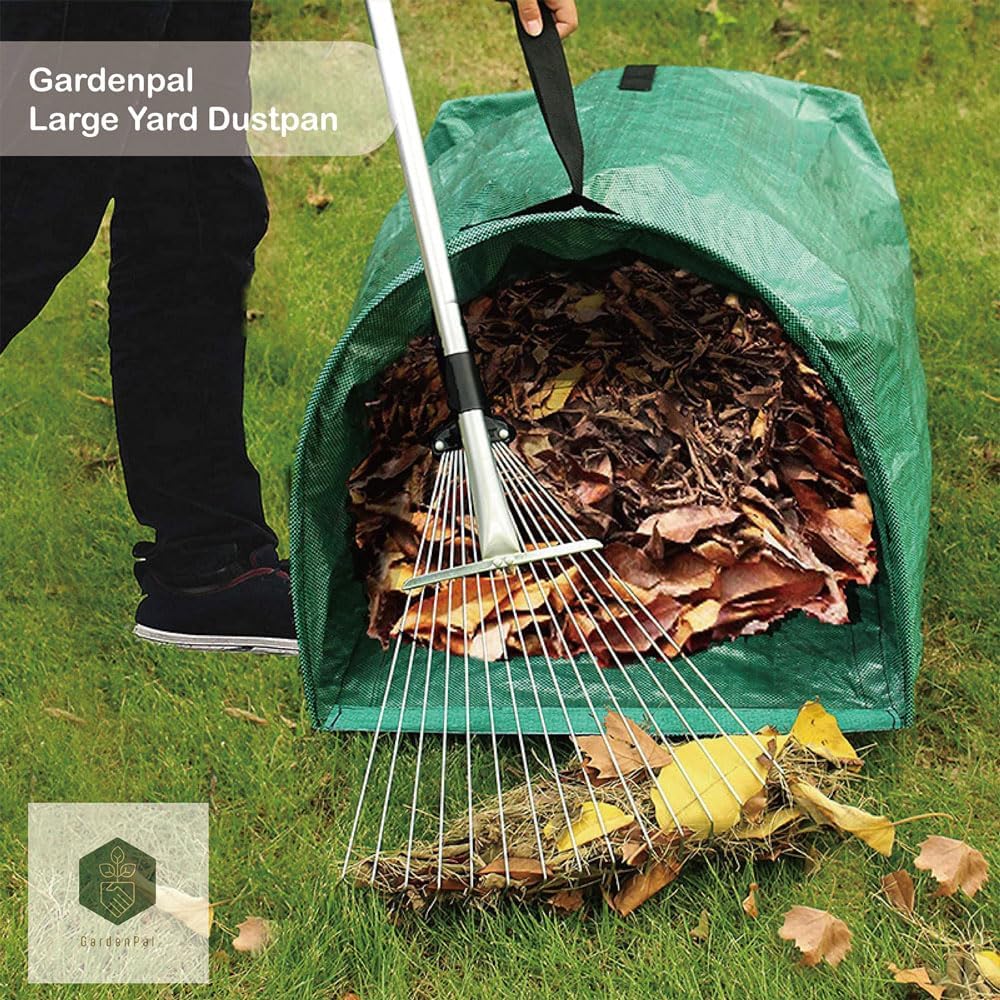 Gardenpal 2-pack Yard Waste Bags for Collecting Leaves, PE Gardening Bags, Lawn and Leaf Bags
