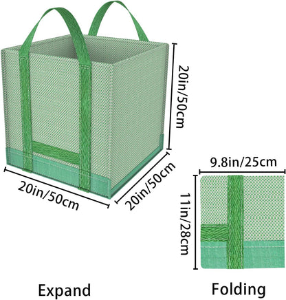 Reusable Yard Waste Bags/Lawn Bags/Leaf Bags, Collapsible Garden Bag, Pop Up Garden Bag, Heavy Duty
