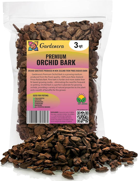 GARDENERA New Zealand Pinus Radiata Bark - Organic Hand Mixed New Zealand Orchiata Pine Bark for